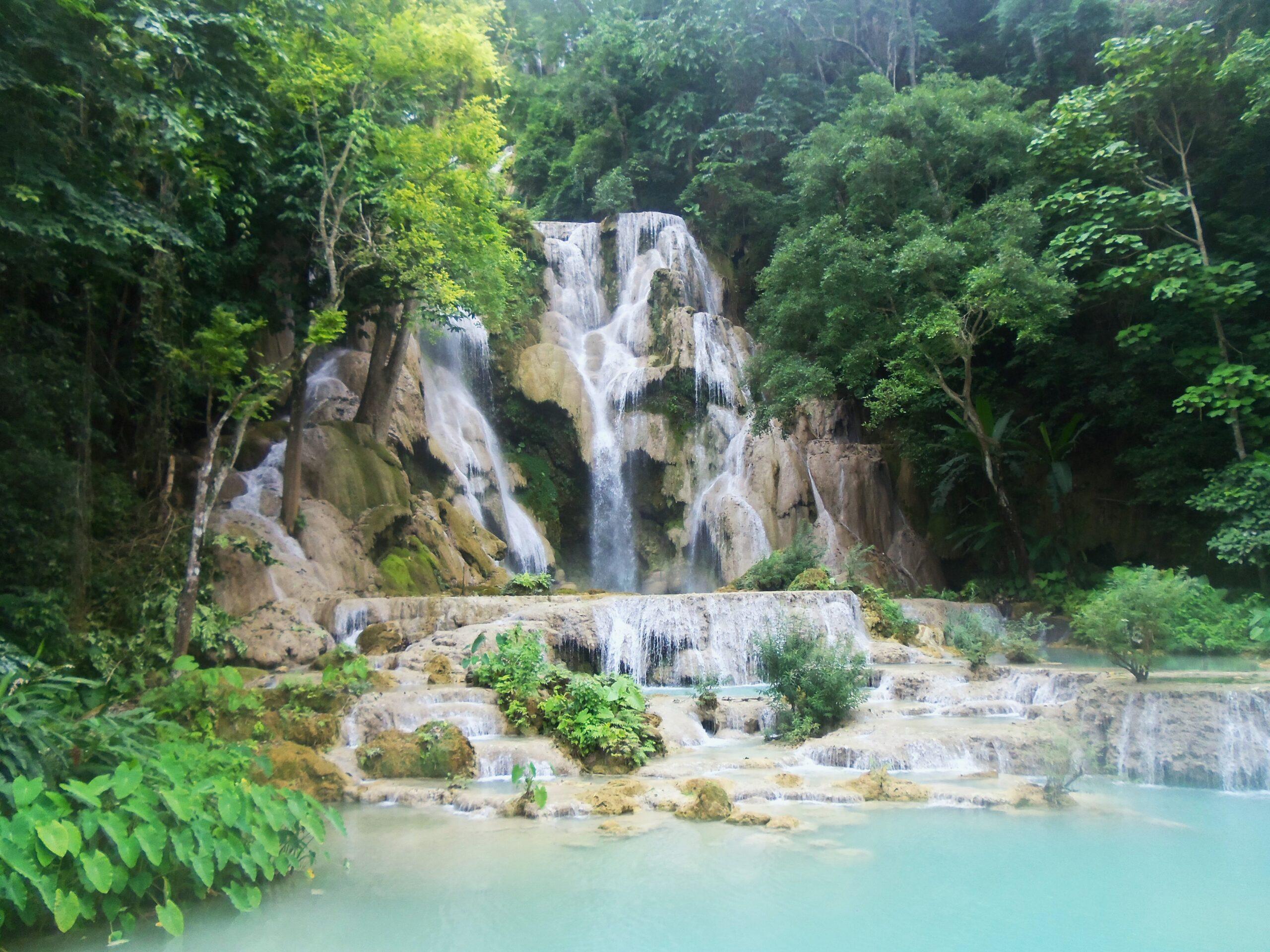 Kuang Si Waterfall in Laos