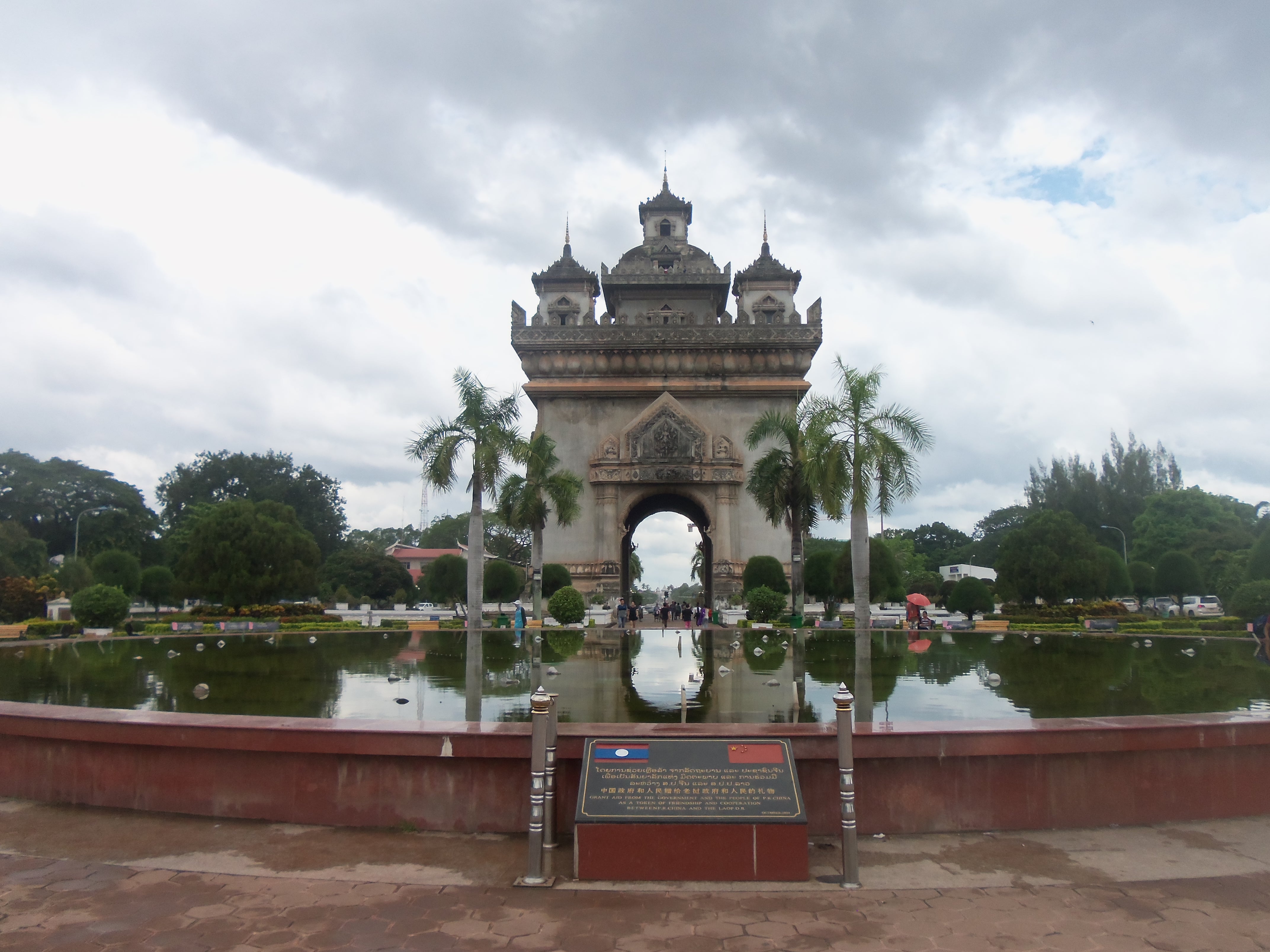 Patuxai Victory monument in Laos