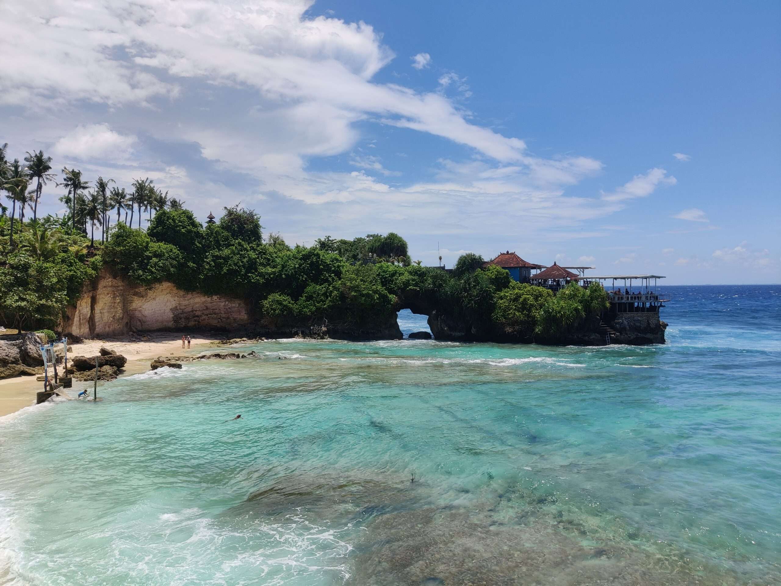 Secret Point beach in Nusa Ceningan