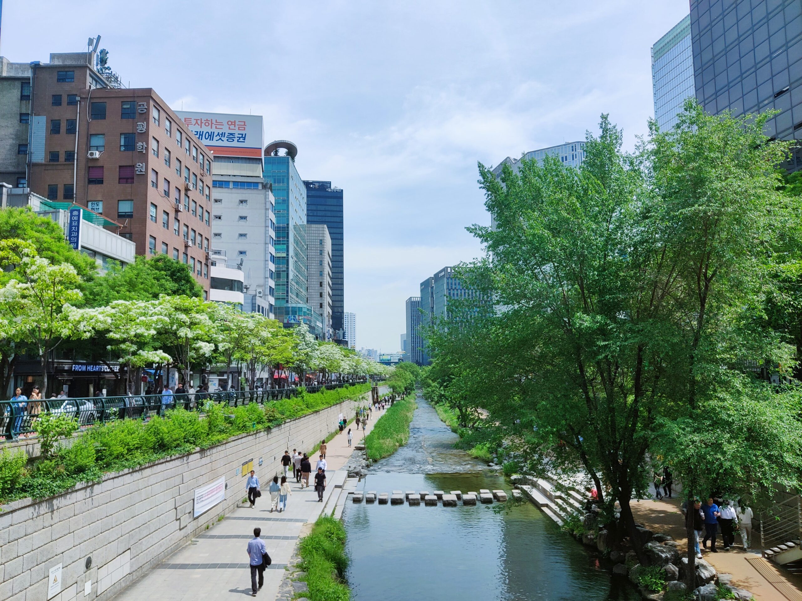 Stream in Seoul - free activity