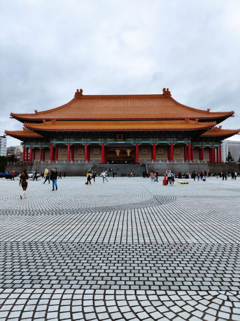 Inside National Chiang Kai-shek Memorial Hall in Taipei