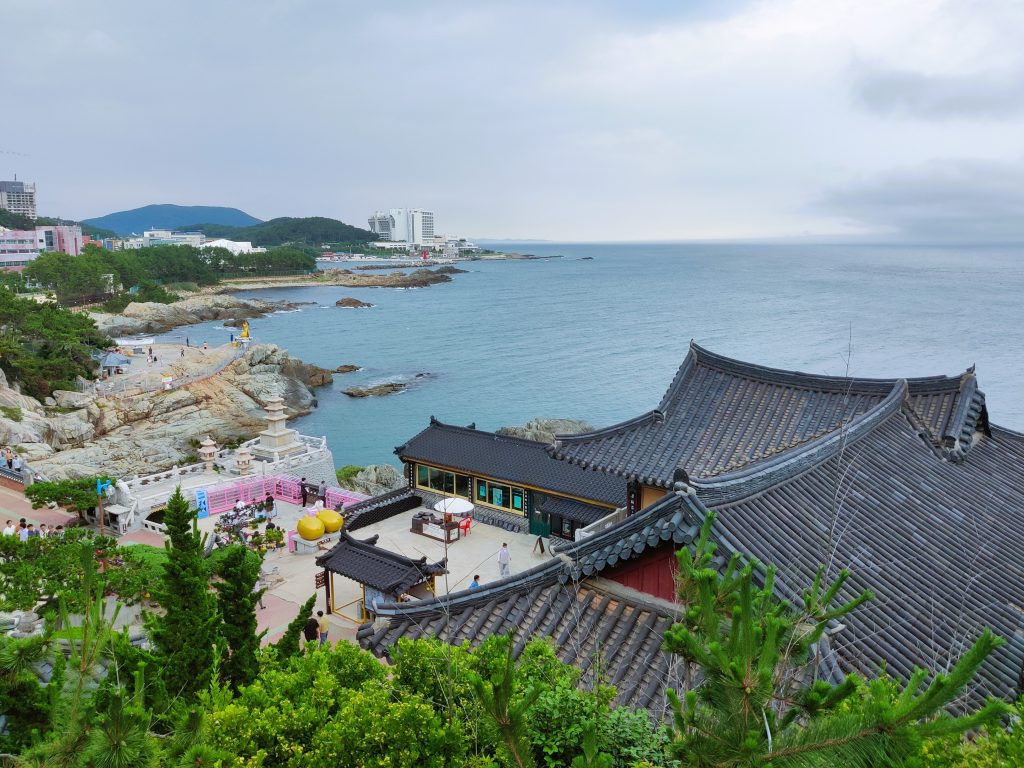 View over Haedong Yonggungsa temple