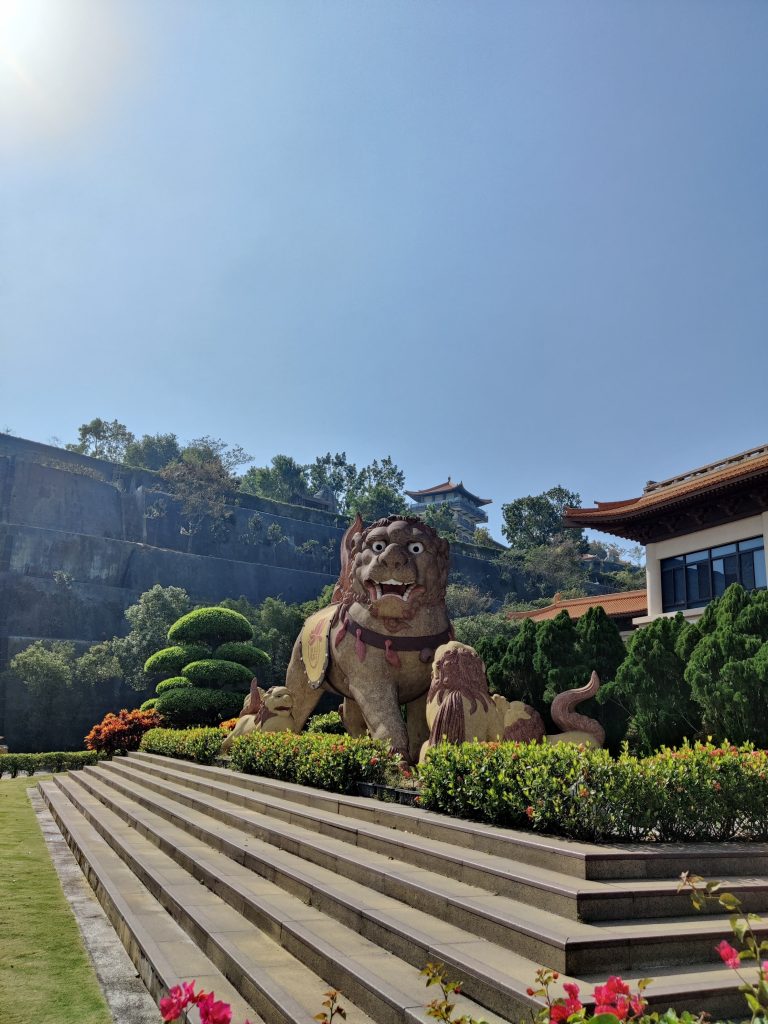Lion statue in Fo Guang Shan