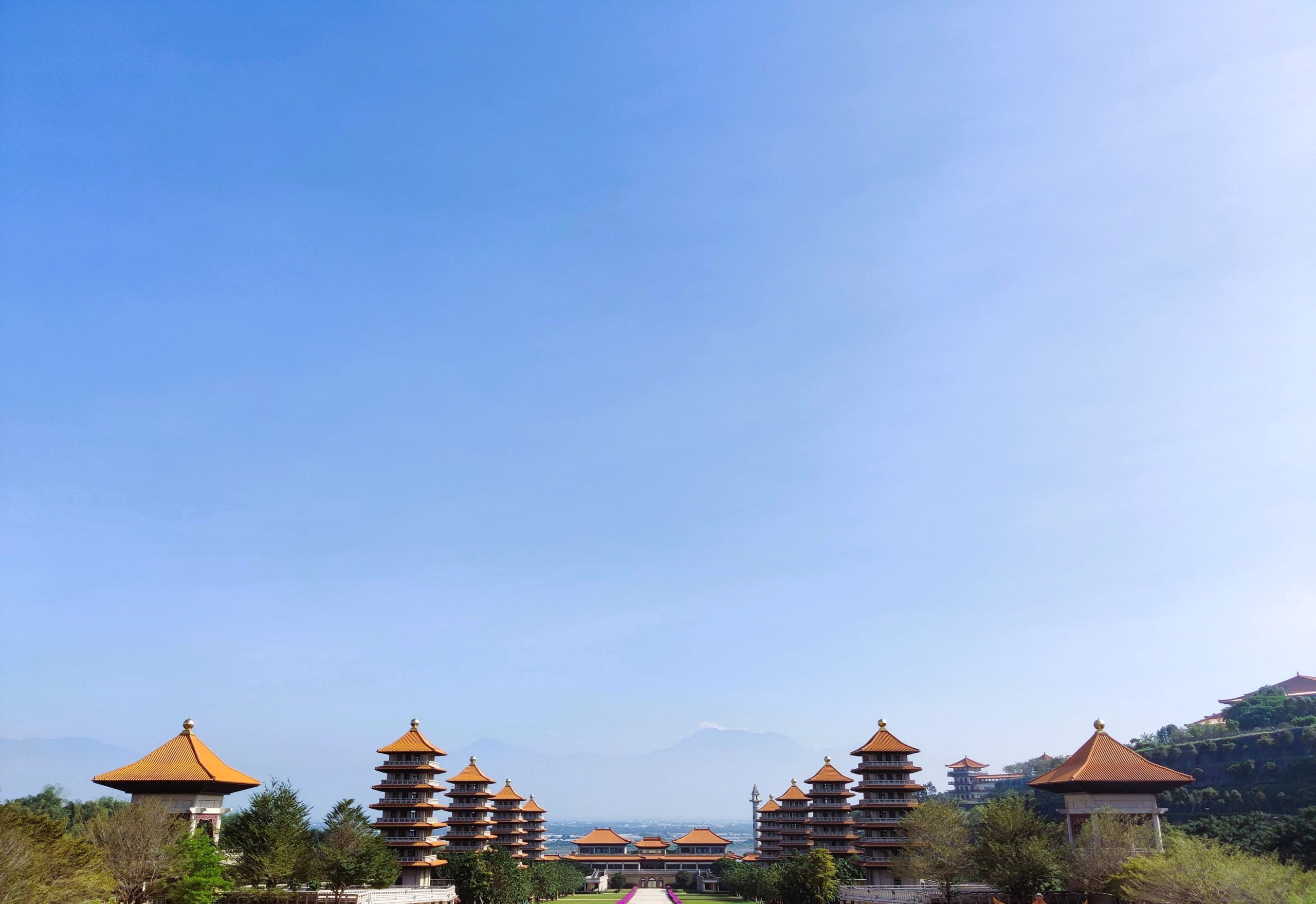 The 8 Pagodas in Fo Guang Shan