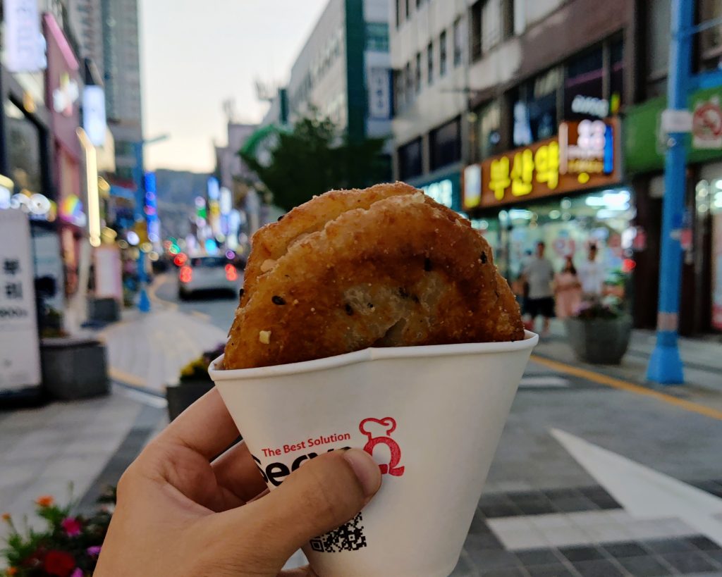 Ssiat hotteok, one of the best street food in Busan