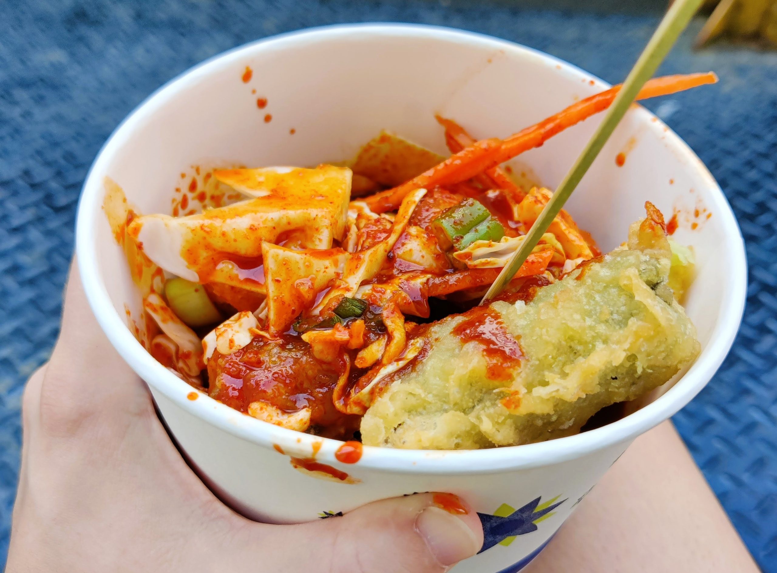 Twigim a type of street food in South Korea