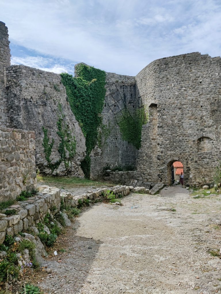 Interior of the citadel in the old town of Bar