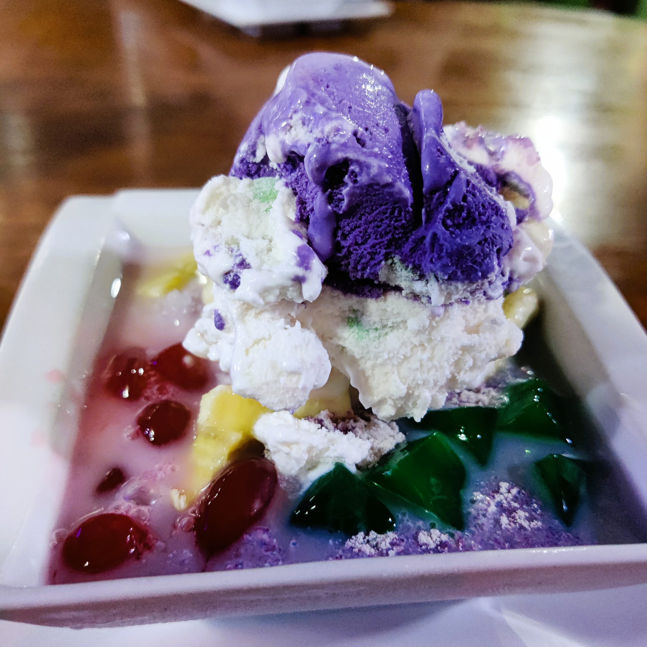 Halo-halo dessert in the Philippines