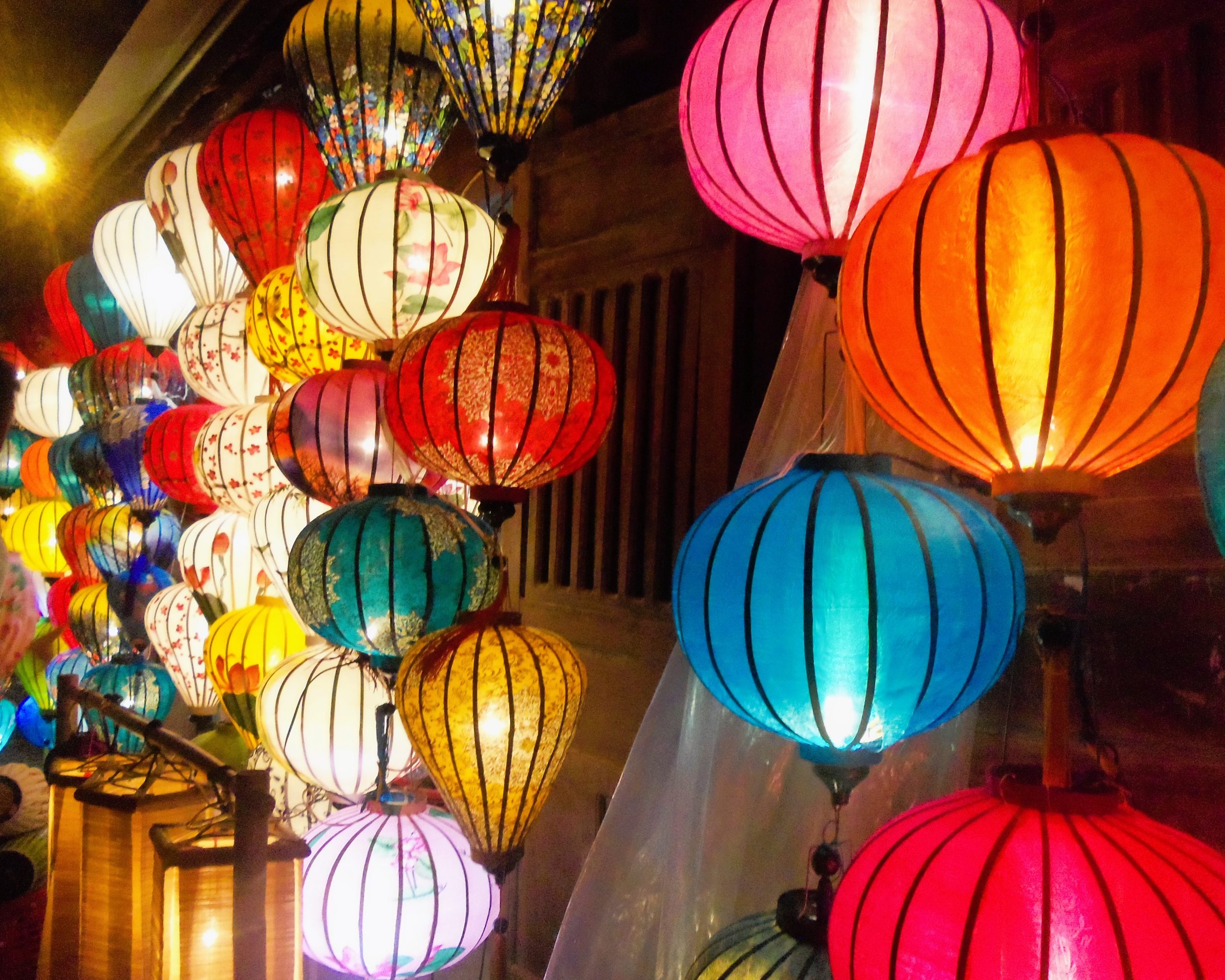 Destination Vietnam for fall - colorful lanterns