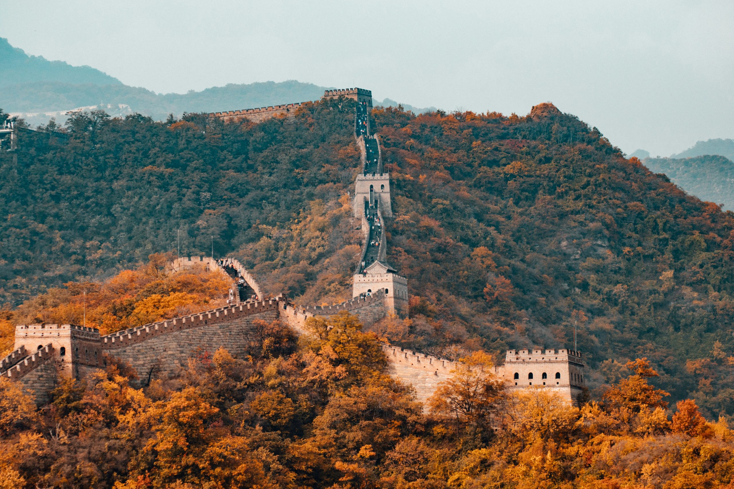 Great Wall of China in fall - Asian destinations