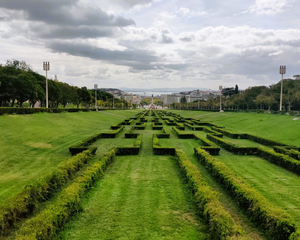 Observation Deck Park Eduardo VII in Lisbon