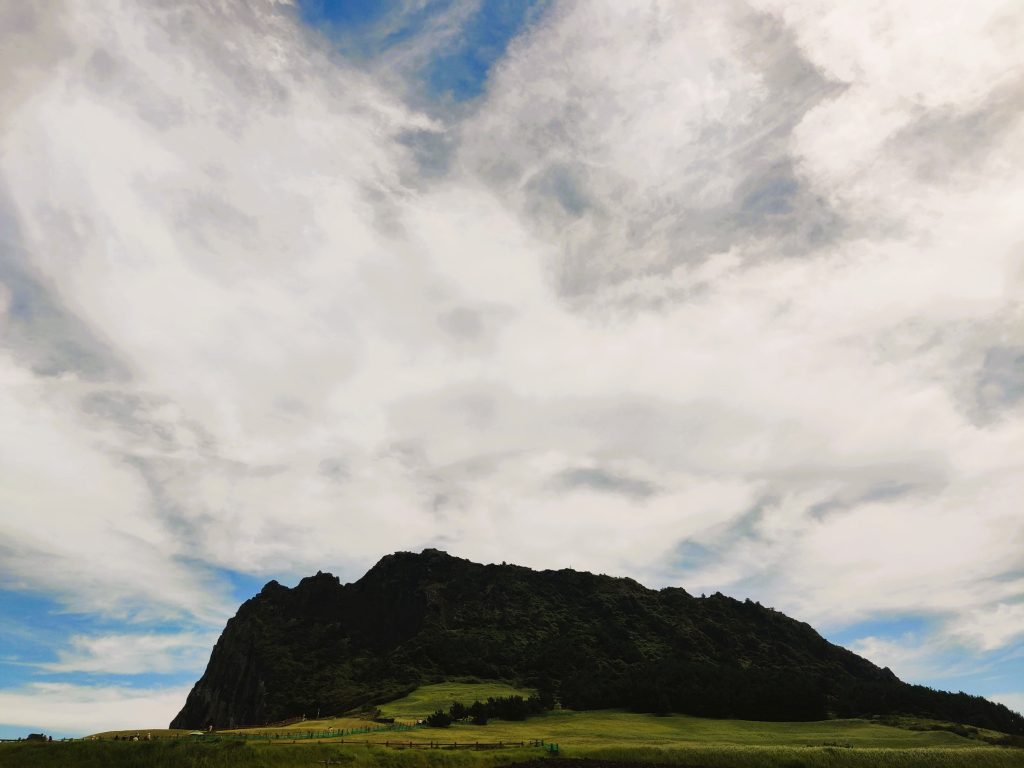 Seongsan Ilchulbong on Jeju island