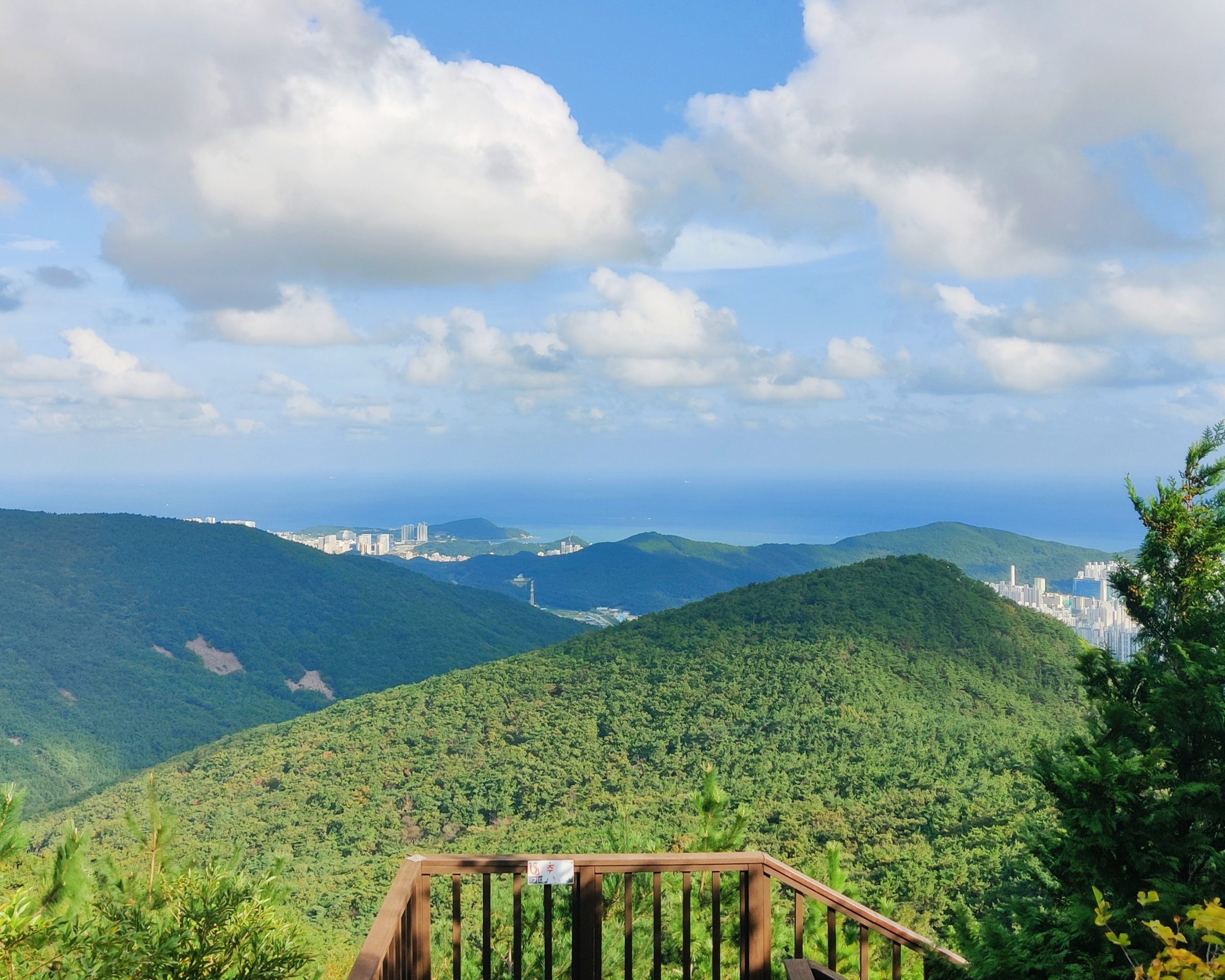 Jangsan hike in Busan