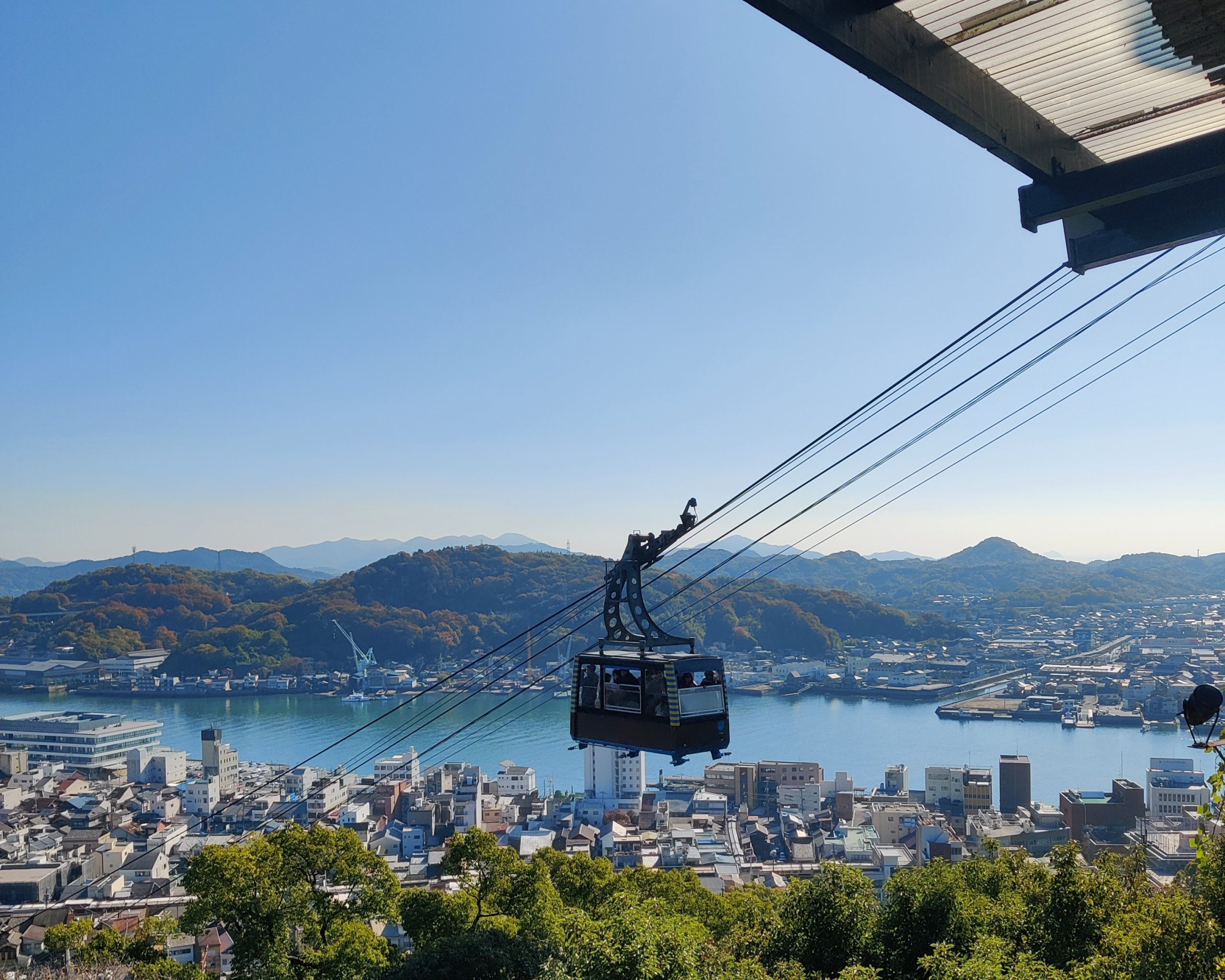 Mountain ropeway in Onomishi