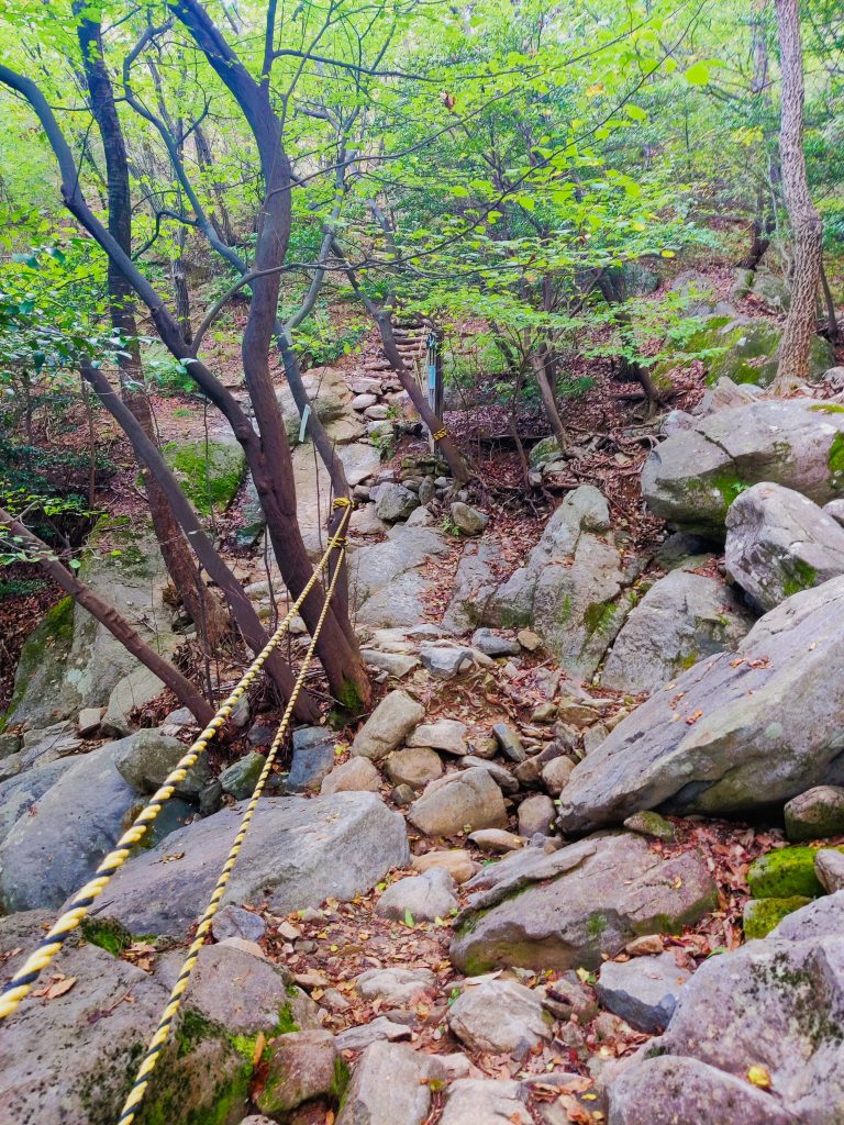 Rocky path in Jangsan