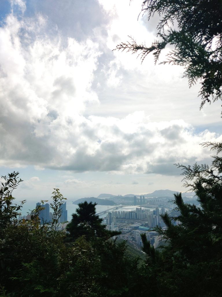 View of Busan from the trail