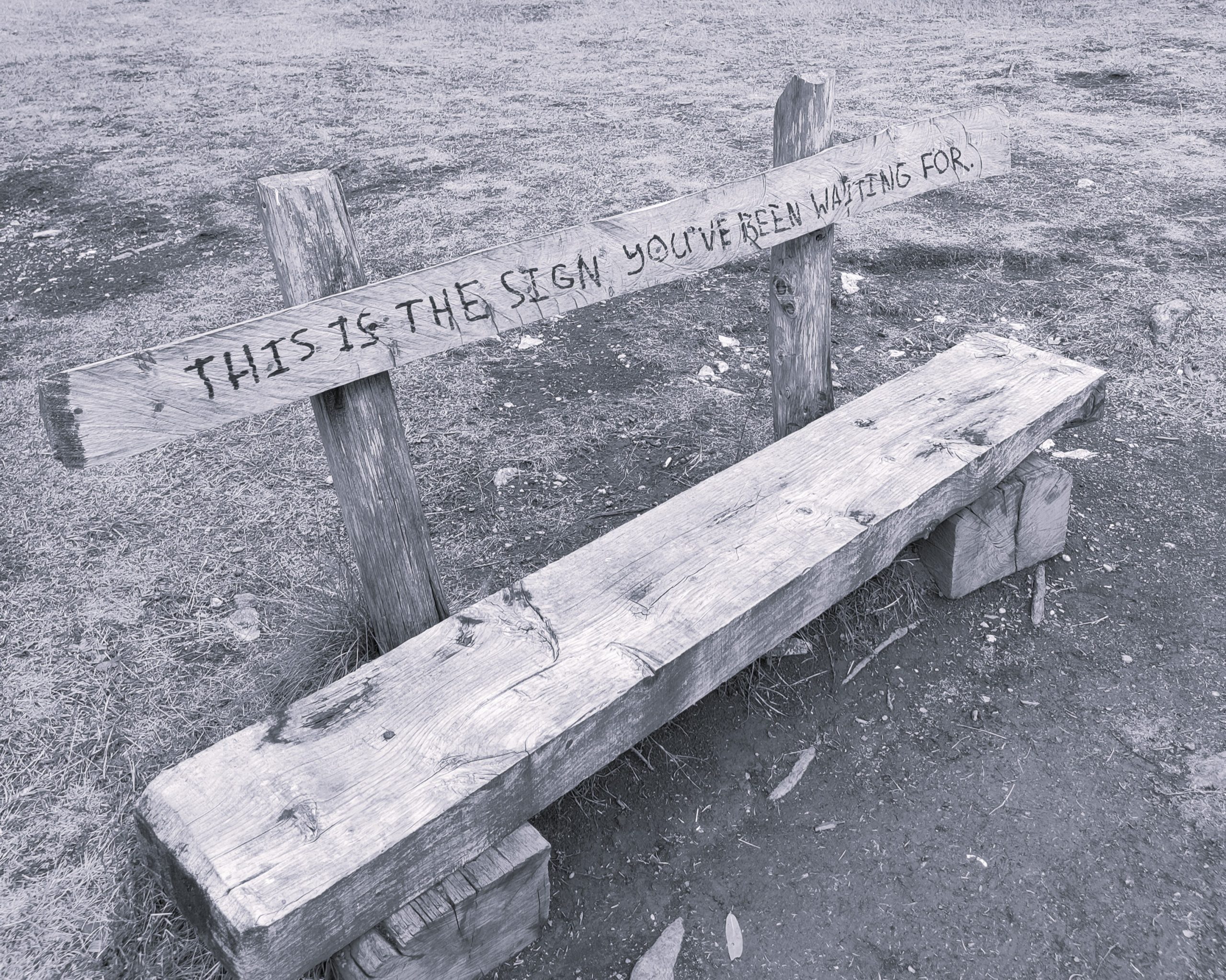 Solo female travel safety essentials - bench in Durmitor NP