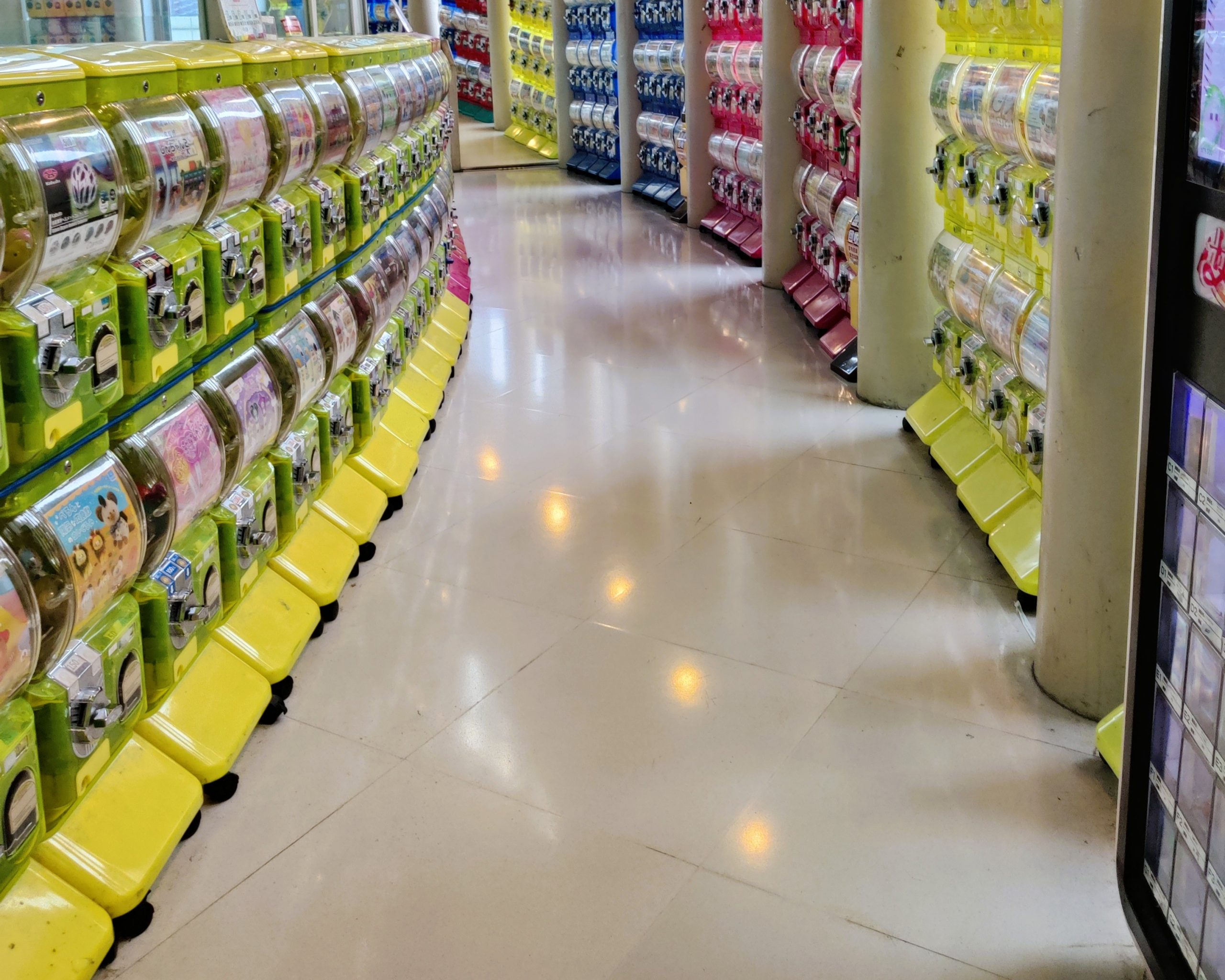 Gashapon machines