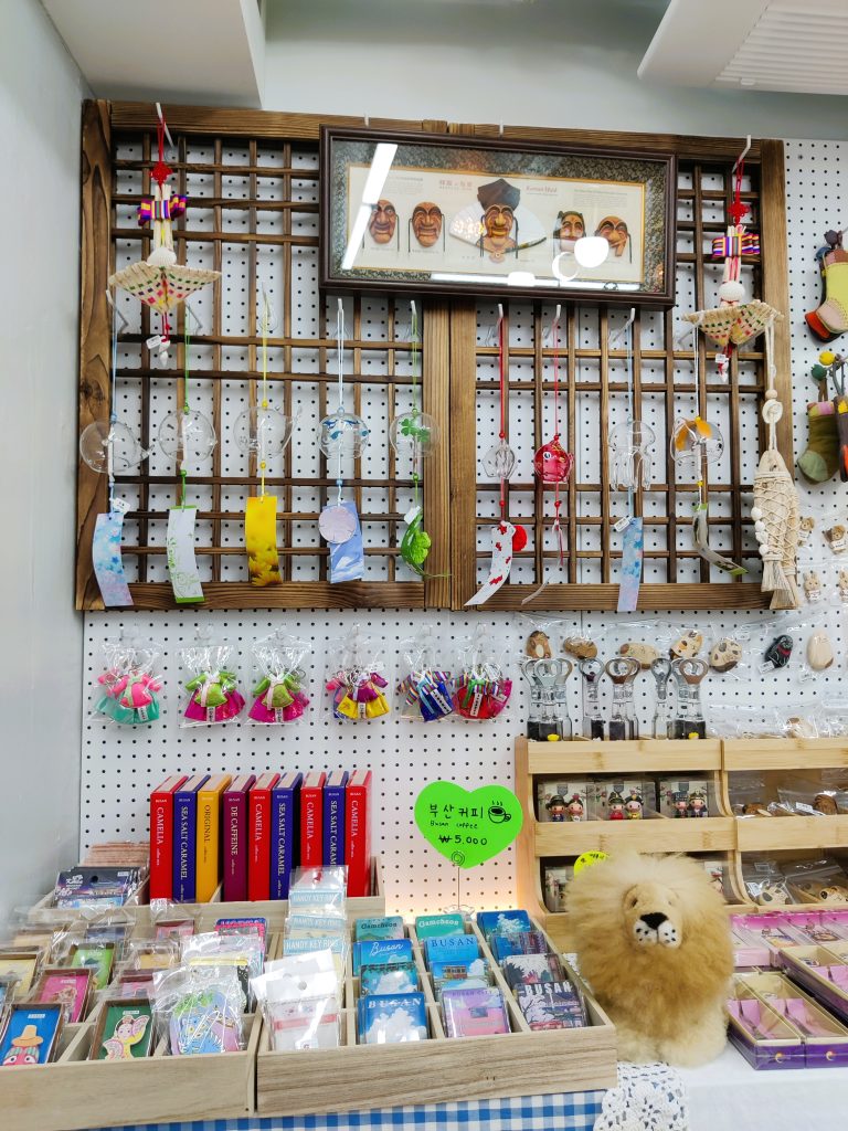 Souvenir shop in Gwangalli