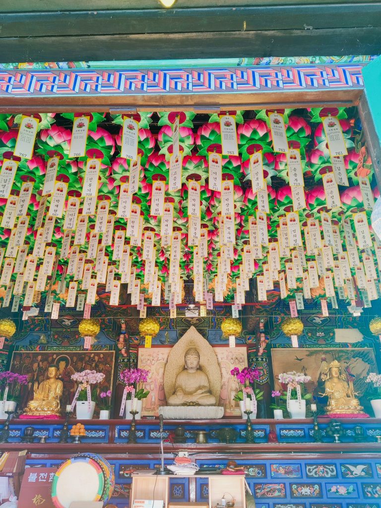 Mubongsa - stone seated Buddha