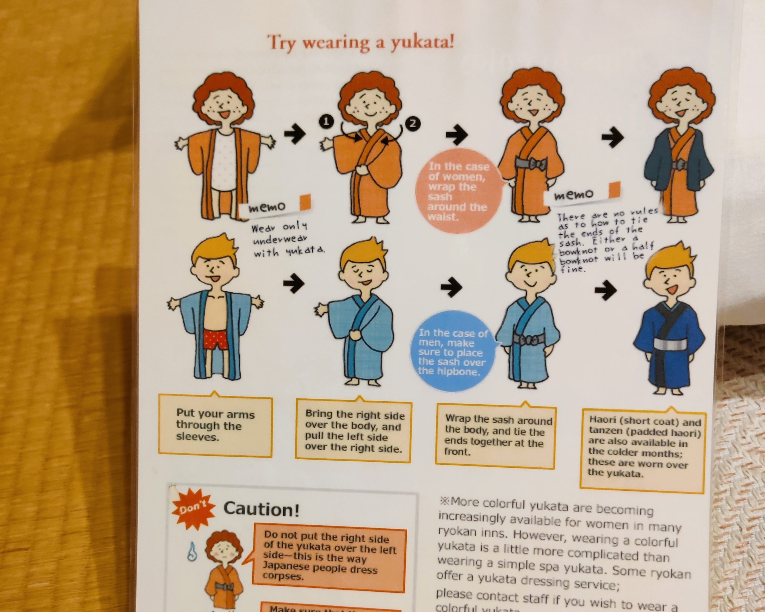 Yukata tuto - insolite Japan